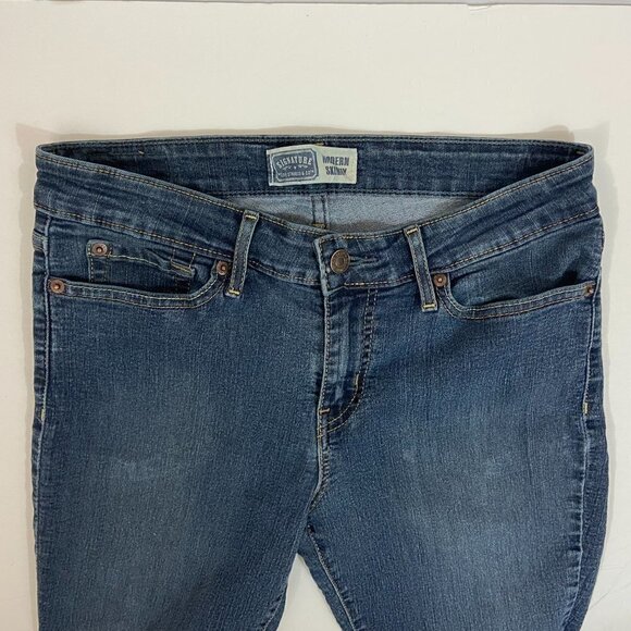 Levi's Signature Modern Skinny Jeans Women's Size 8 (28 x 27) Mid Rise Stretch - Picture 5 of 11